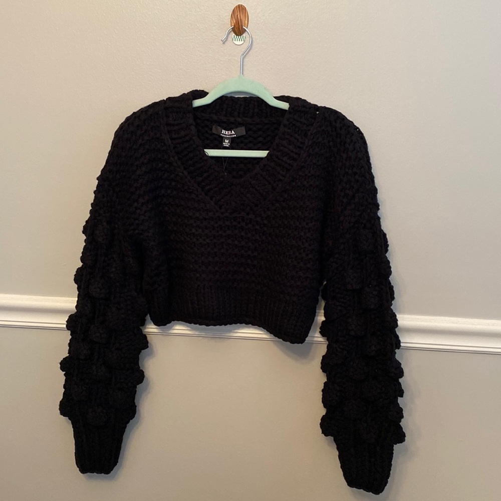 Brand New With Tags Chunky Knit Cropped Sweater